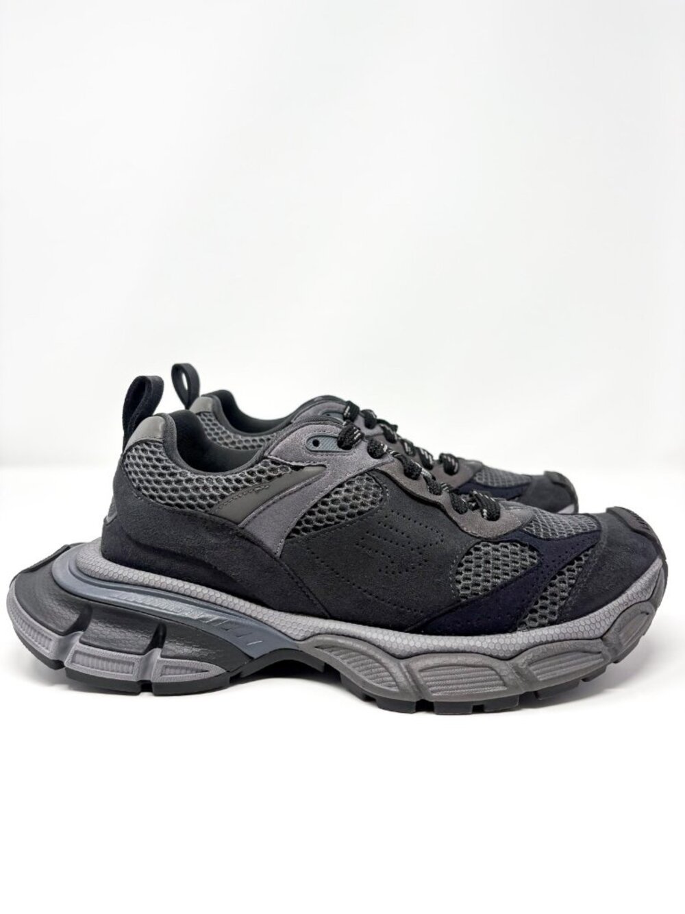 Balenciaga 3XL Suede Grey Mix Sneakers – Size 41 / US 8 – Open Box